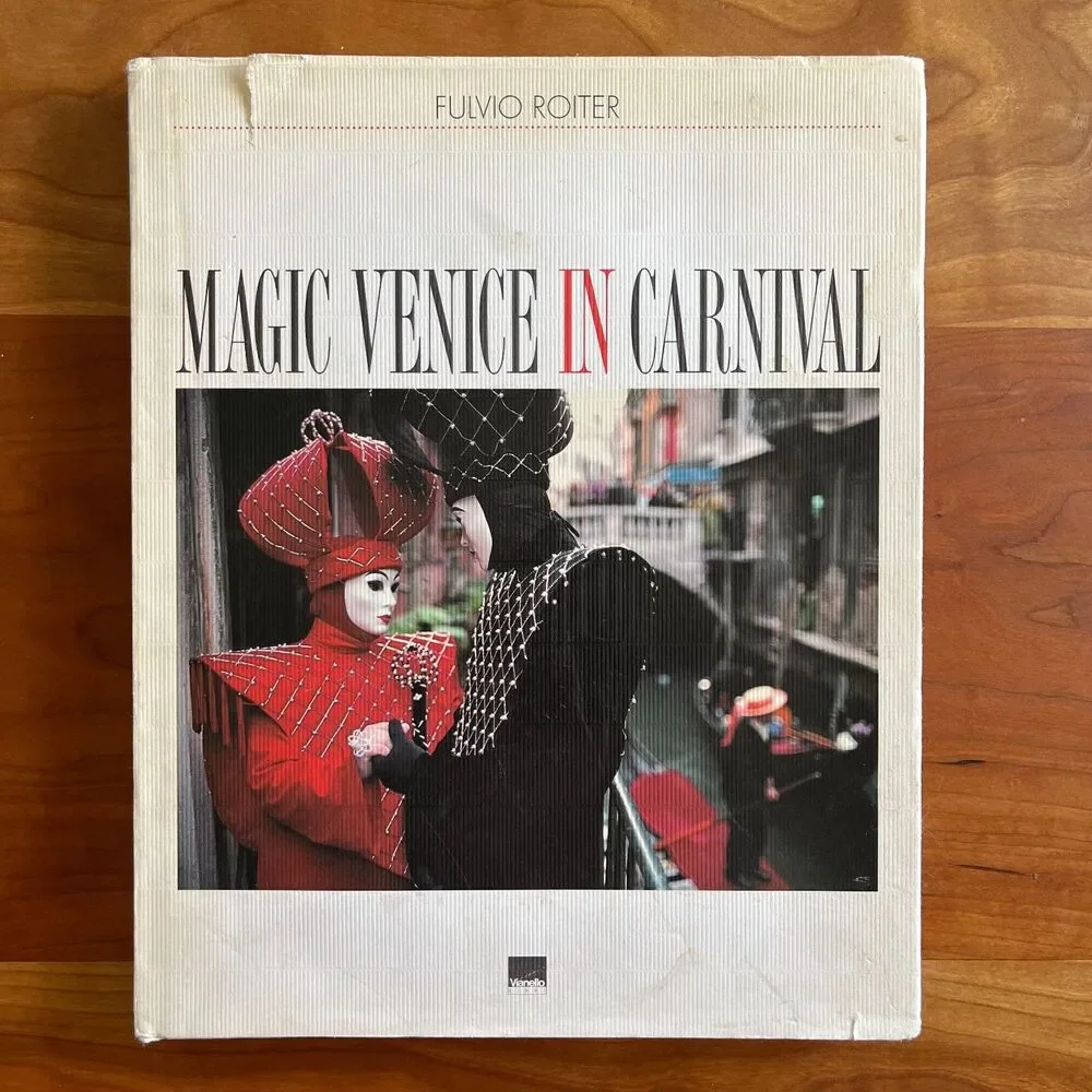 Vintage 90s Magic Venice in Carnival by Fulvio Roiter
